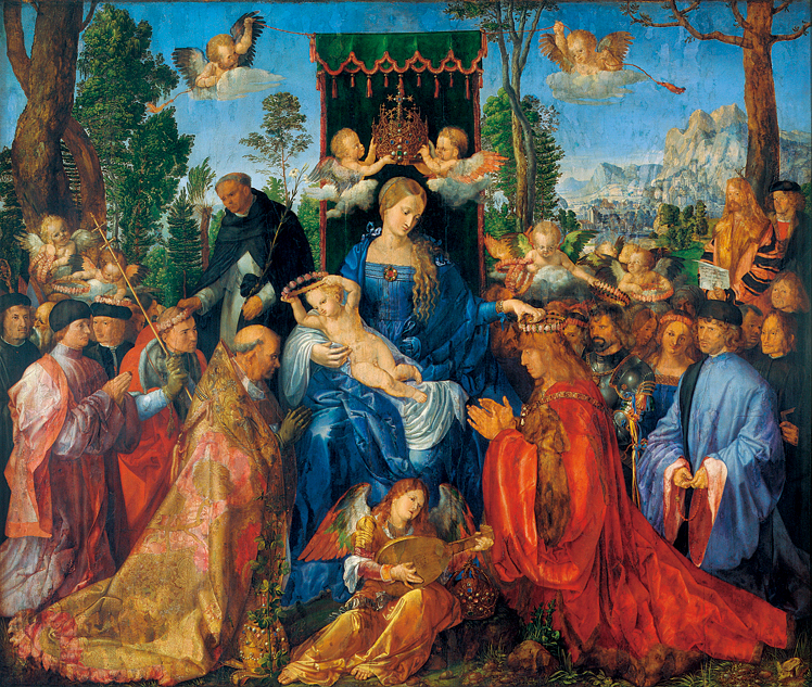   阿尔布雷特·丢勒Albrecht Dürer——玫瑰花环